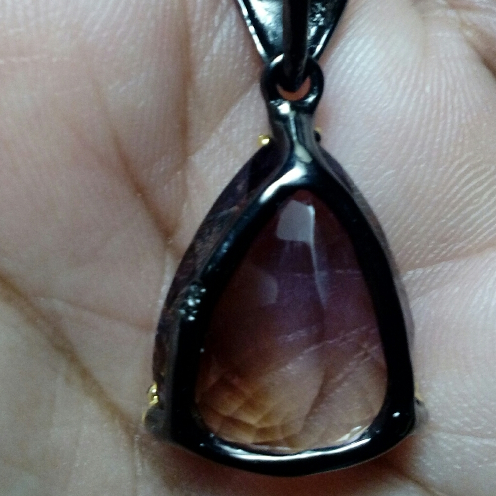 GIFT. Amethyst/Citrine  925. Ametrine. - Picture 6 of 12